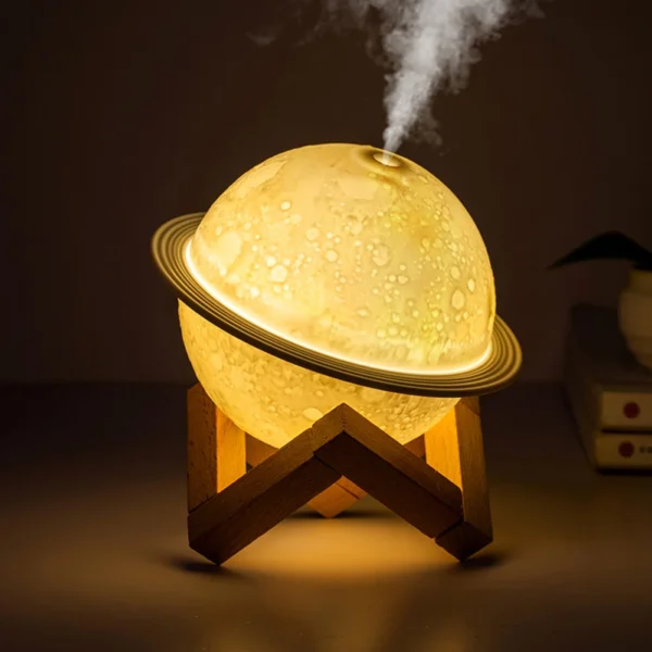 3d moon aromatherapy humidifiers with led light water diffuser large capacity relieve fatigue for friends family relatives gifts