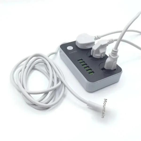 ldnio sc3604 multi function power cord switch universal socket hole wall plug landing global standard power supply plug