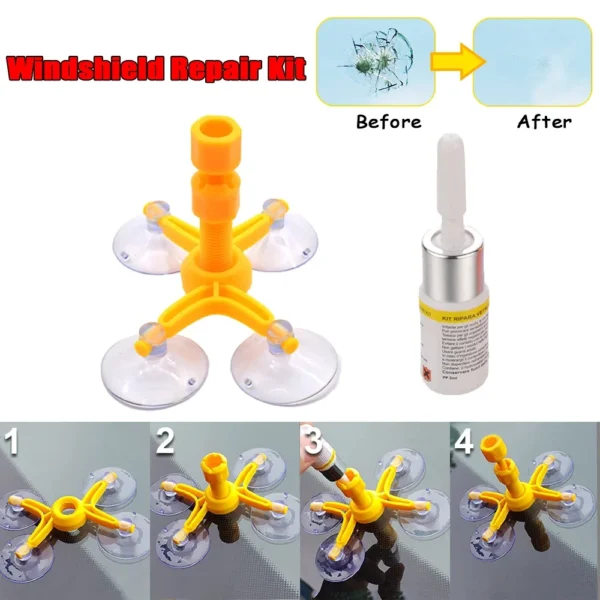 windshield repair kit car window glass scratch crack restore repair tools car window screen polishing car styling