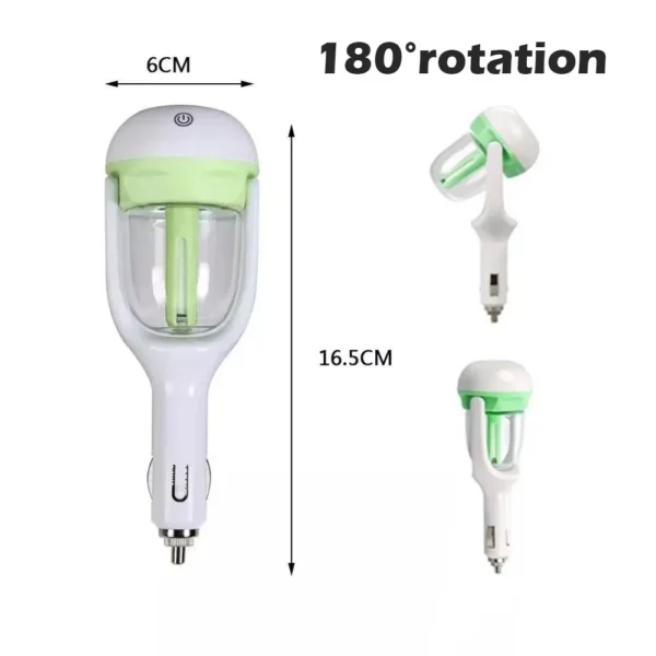 1 pcs mini car steam humidifier air purifier aroma diffuser essential oil diffuser car humidifier
