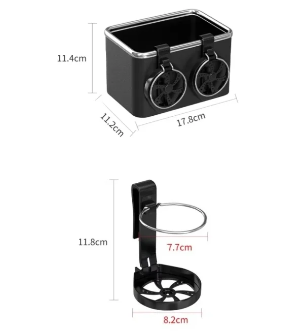 for volkswagen vw tharu/t cross/tacqua car tissue box holder oem fit center console organizer with anti slip base