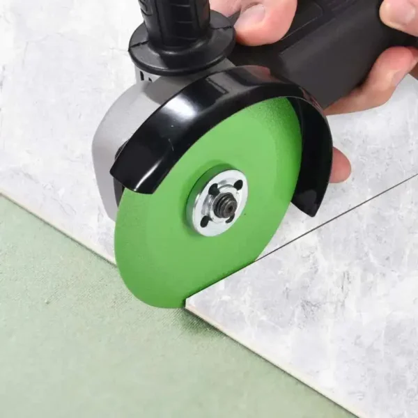 100mm diamond cutting disc for ceramic glass marble tile crystal ultra thin green brazed saw wheel chipfree cutting polishing