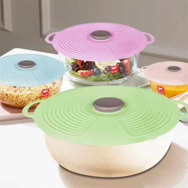 reusable self sealing lid silicone stretch lids universal lid silicone bowl pot lid silicone cover pan cooking food fresh cover