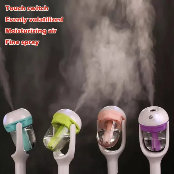 1 pcs mini car steam humidifier air purifier aroma diffuser essential oil diffuser car humidifier
