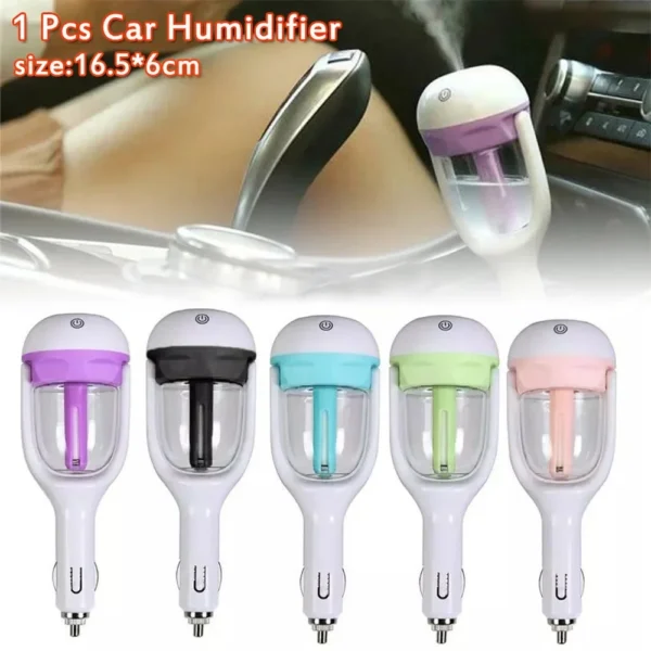 1 pcs mini car steam humidifier air purifier aroma diffuser essential oil diffuser car humidifier